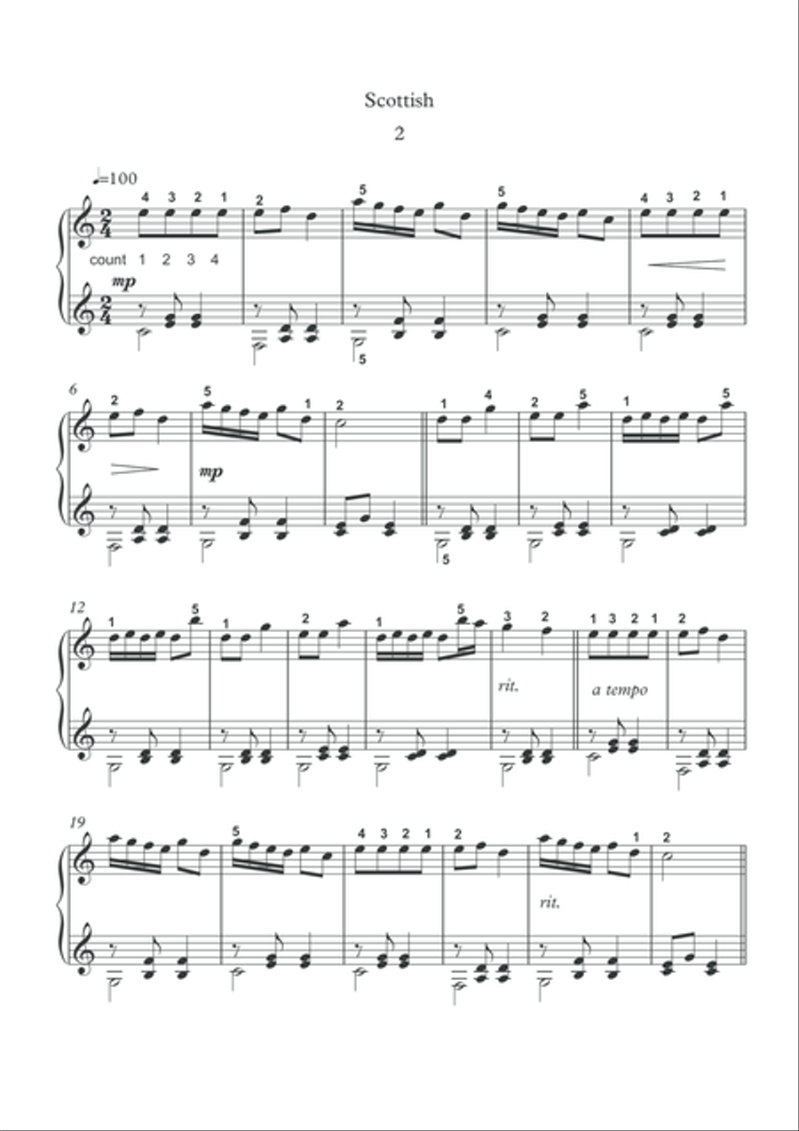Magazine Musical Selected piano works by Anton Schmoll Easy Piano scores gallery preview page 4