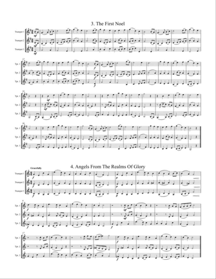 Christmas Trios, Vol. 2 Christmas Trios, Vol. 2 Trumpet Trio scores gallery preview page 3