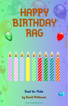 Happy Birthday Rag, for Flute Duet
