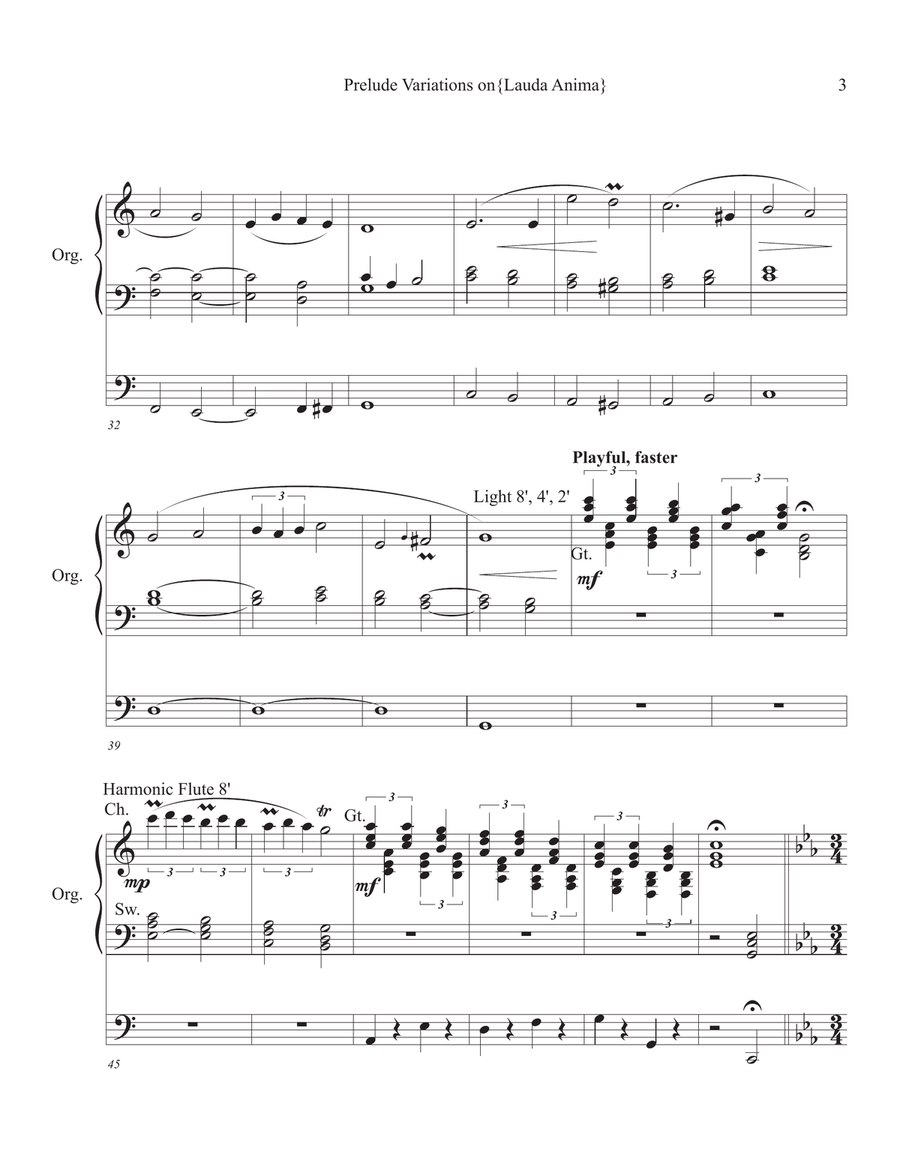 Prelude Variations on 