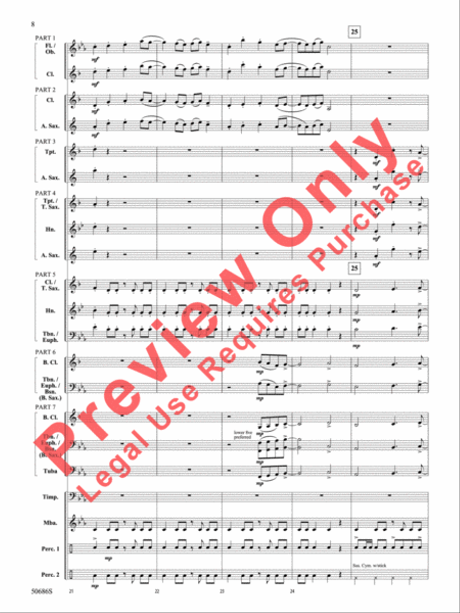 Tripwire Tripwire Concert Band scores gallery preview page 9