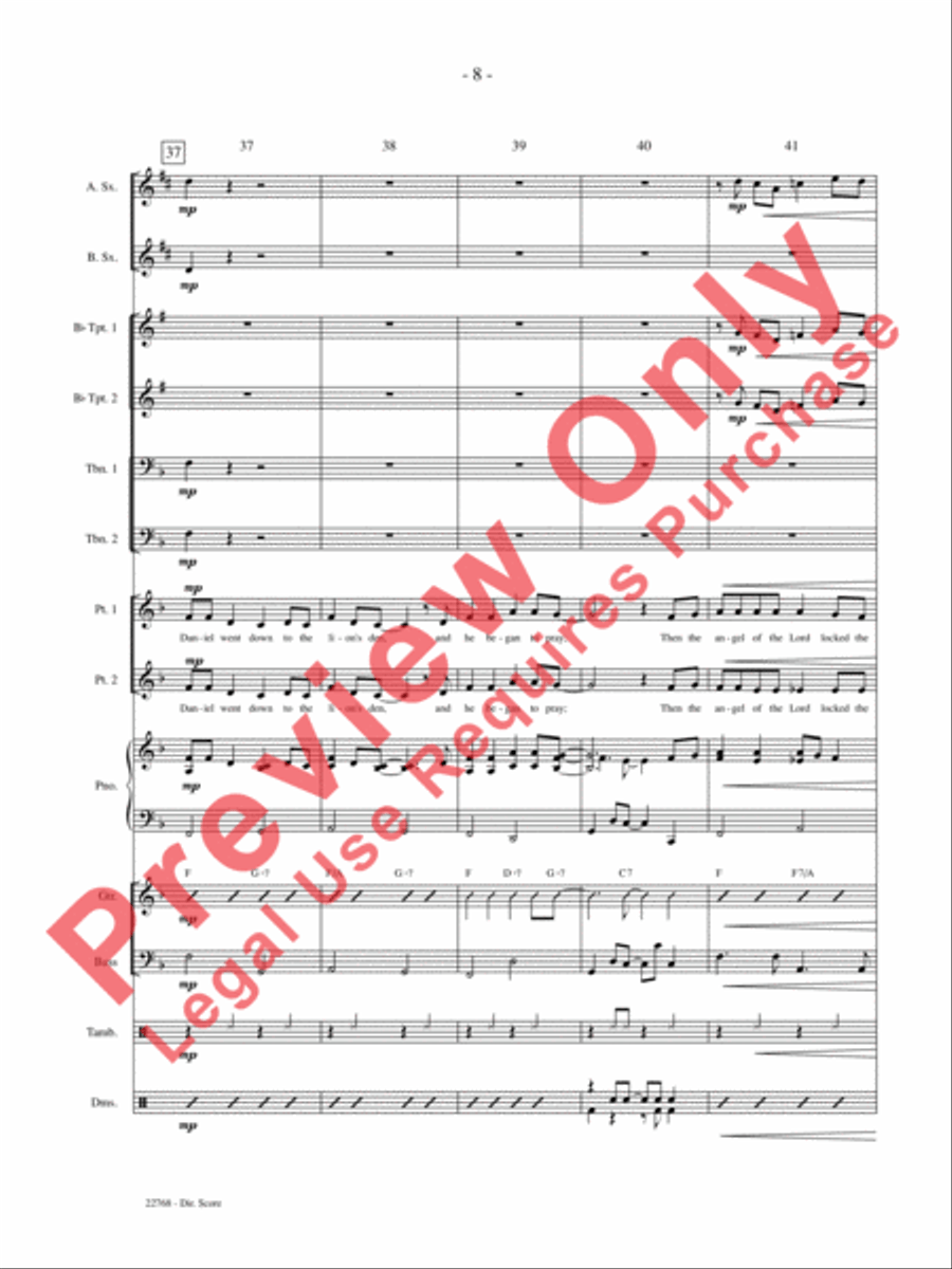 Climbing Up the Mountain Choir scores gallery preview page 9