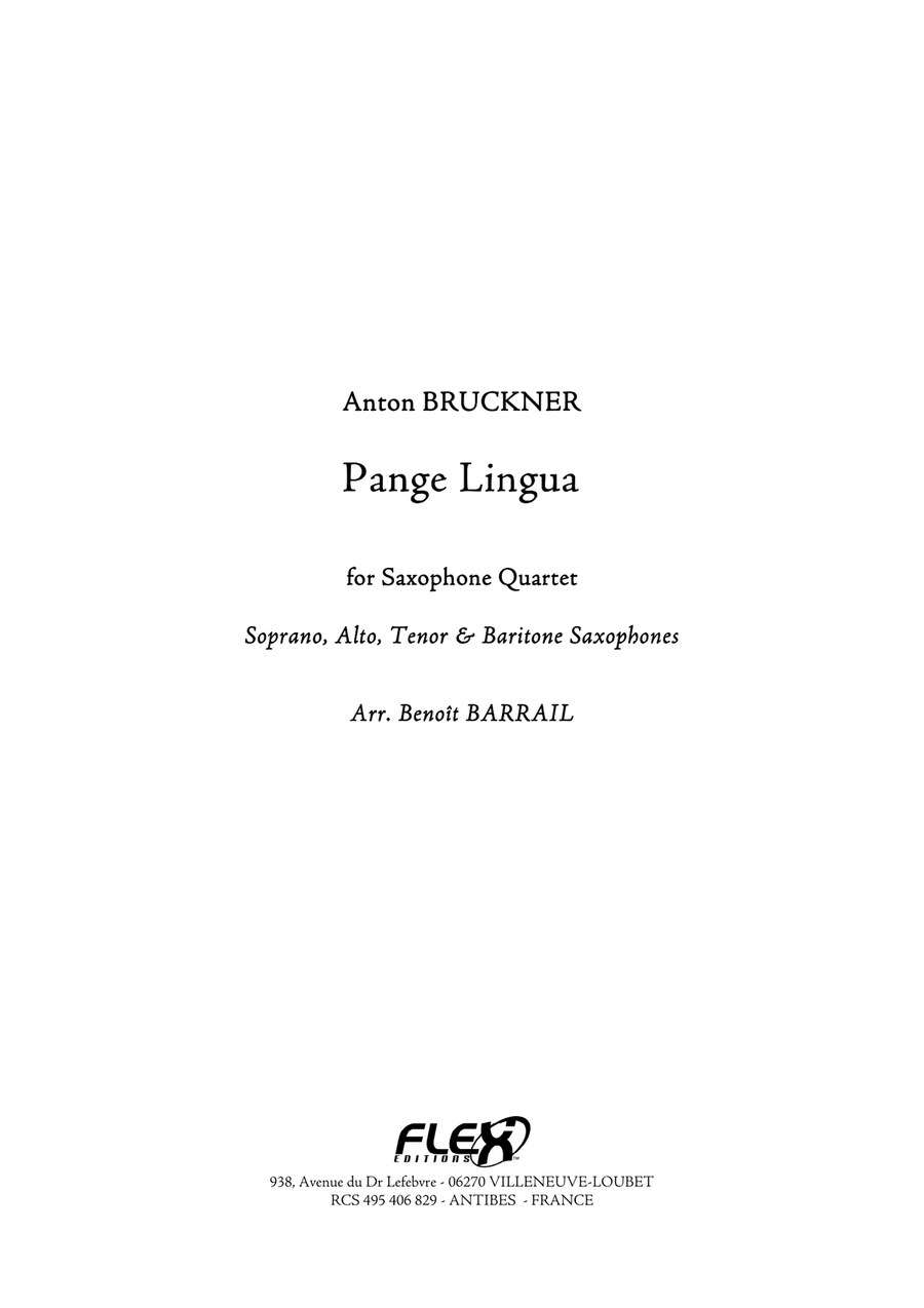 Pange Lingua
