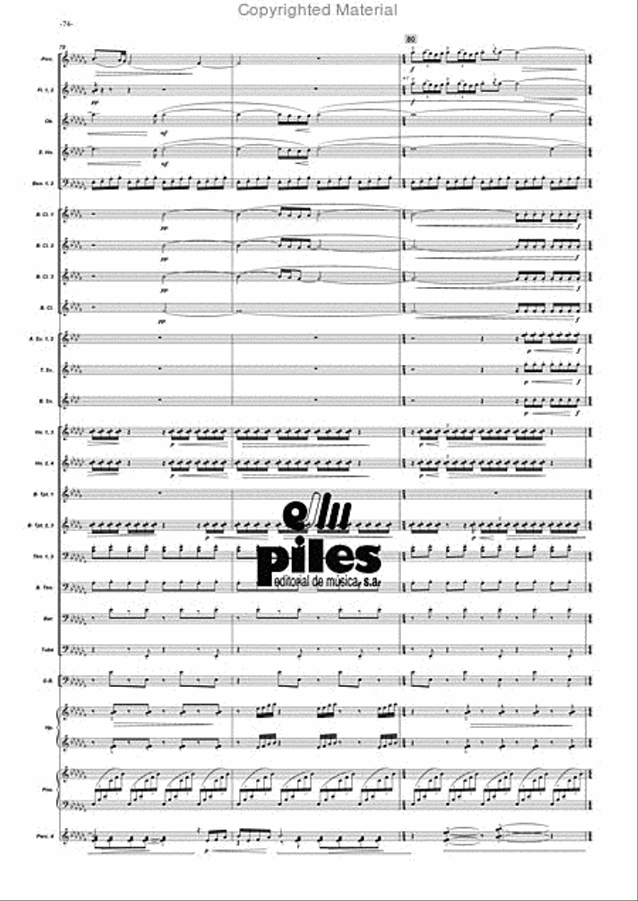 Duende Duende Concert Band scores gallery preview page 75