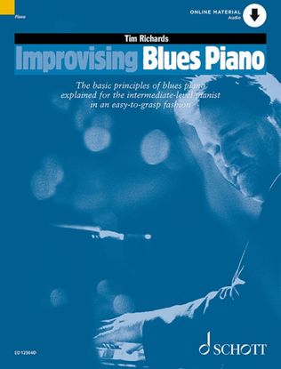 Book cover for Improvising Blues Piano