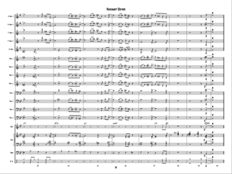 Backseat Driver Jazz Ensemble scores gallery preview page 16