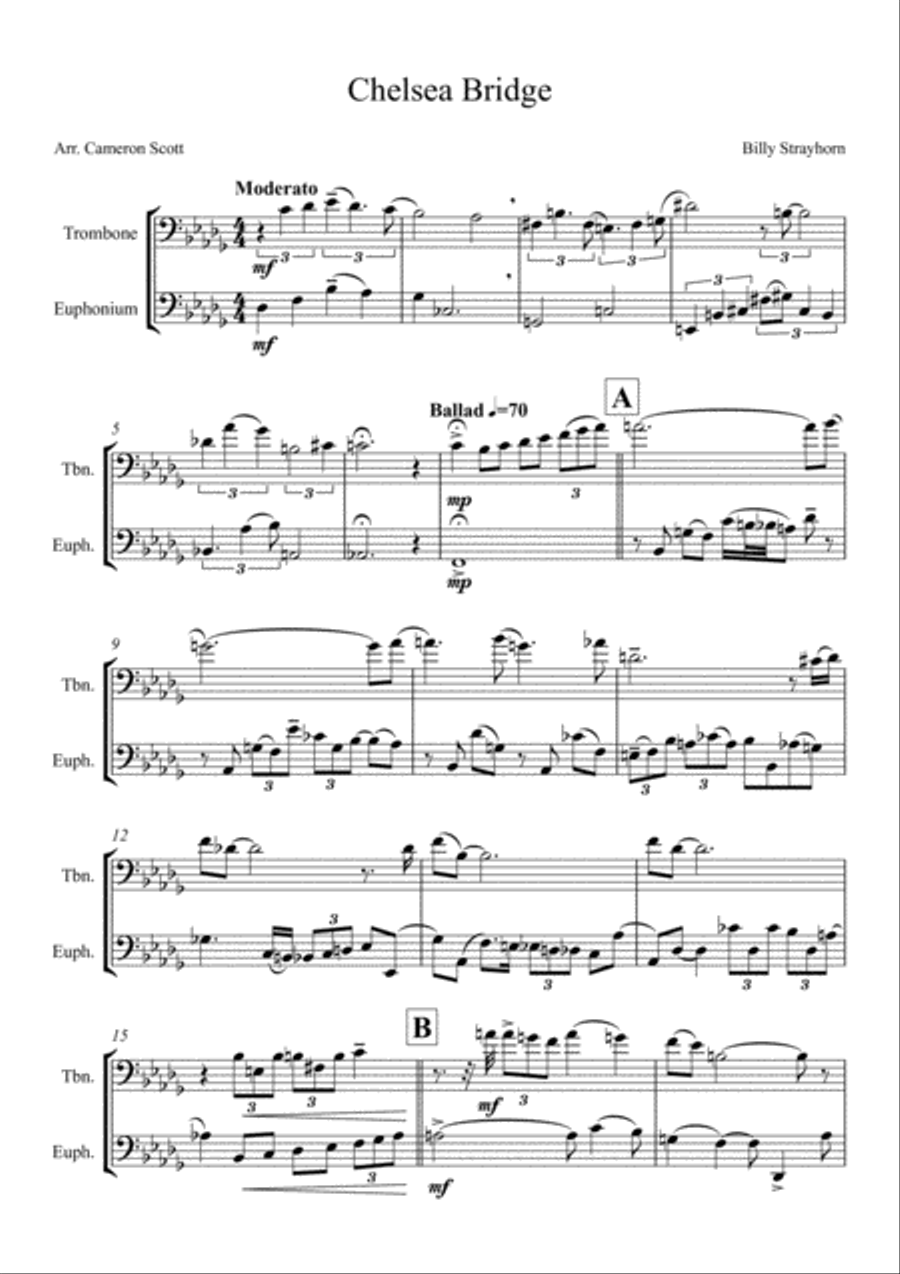 Chelsea Bridge Brass Ensemble scores gallery preview page 1