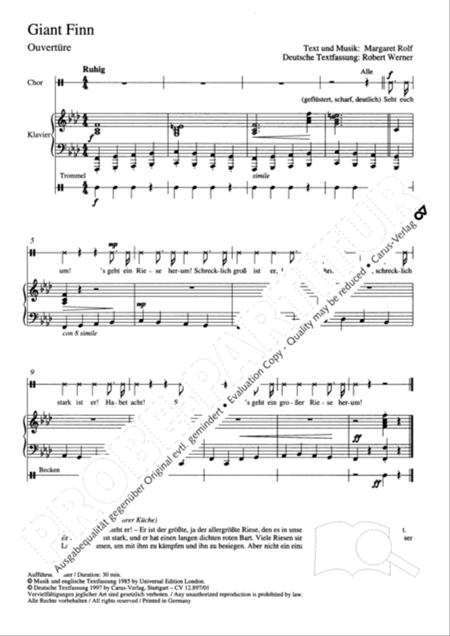 Giant Finn Unison Choir scores gallery preview page 5