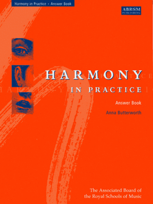 Book cover for Harmony in Practice: Answer Book