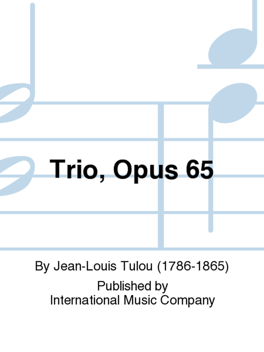 Trio, Opus 65