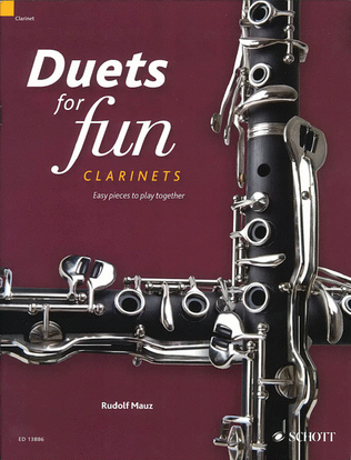 Book cover for Duets for Fun: Clarinets