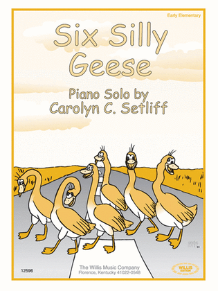 Book cover for Six Silly Geese