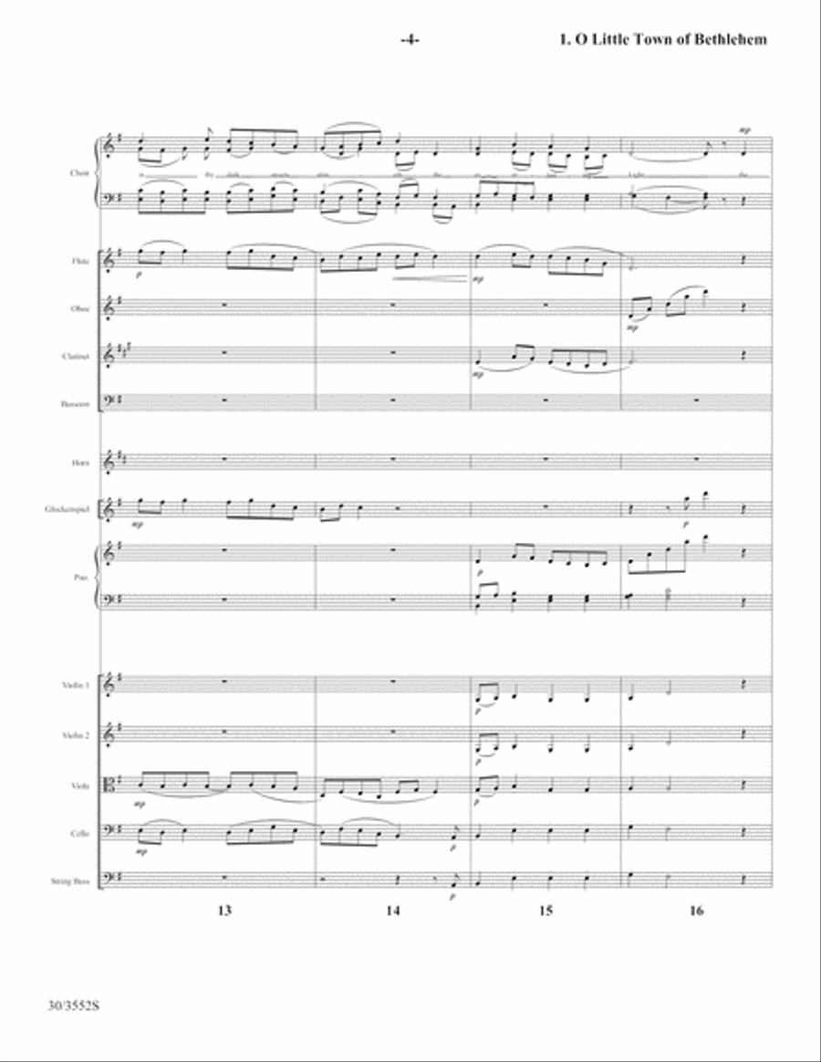 Come Now to Bethlehem - Full Score Choir scores gallery preview page 6