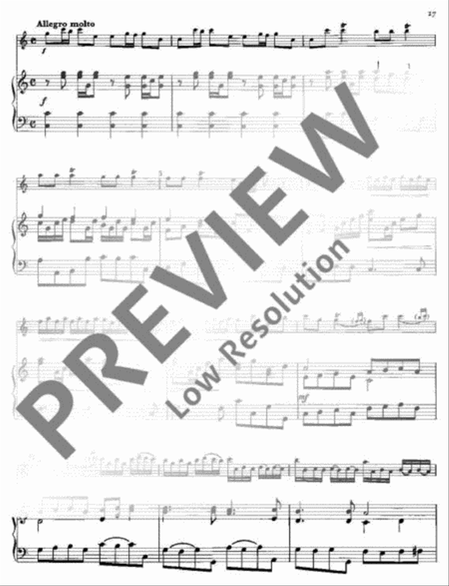 Concerto C major Piccolo scores gallery preview page 18
