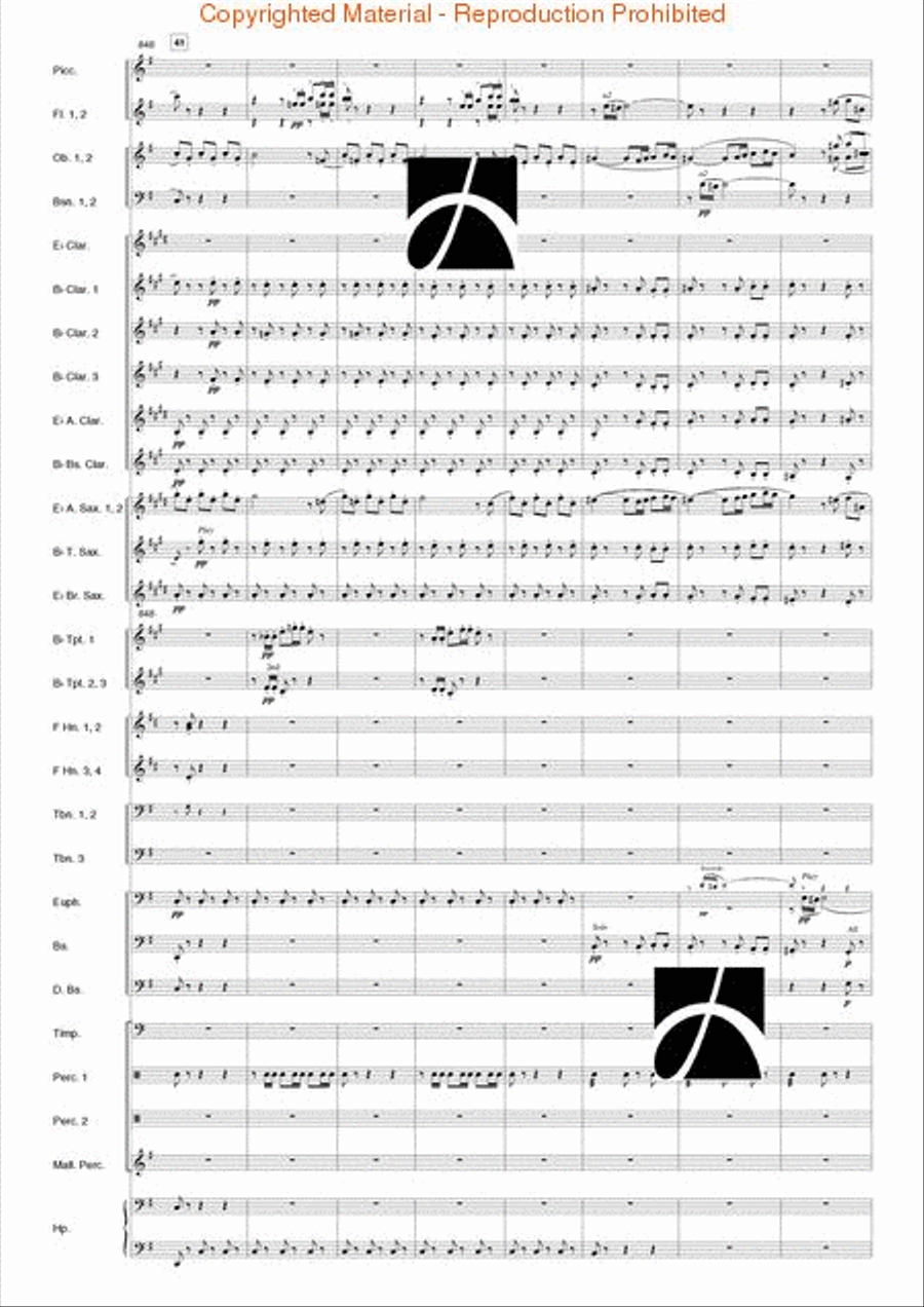 Carmen Suite Carmen Suite Concert Band scores gallery preview page 95