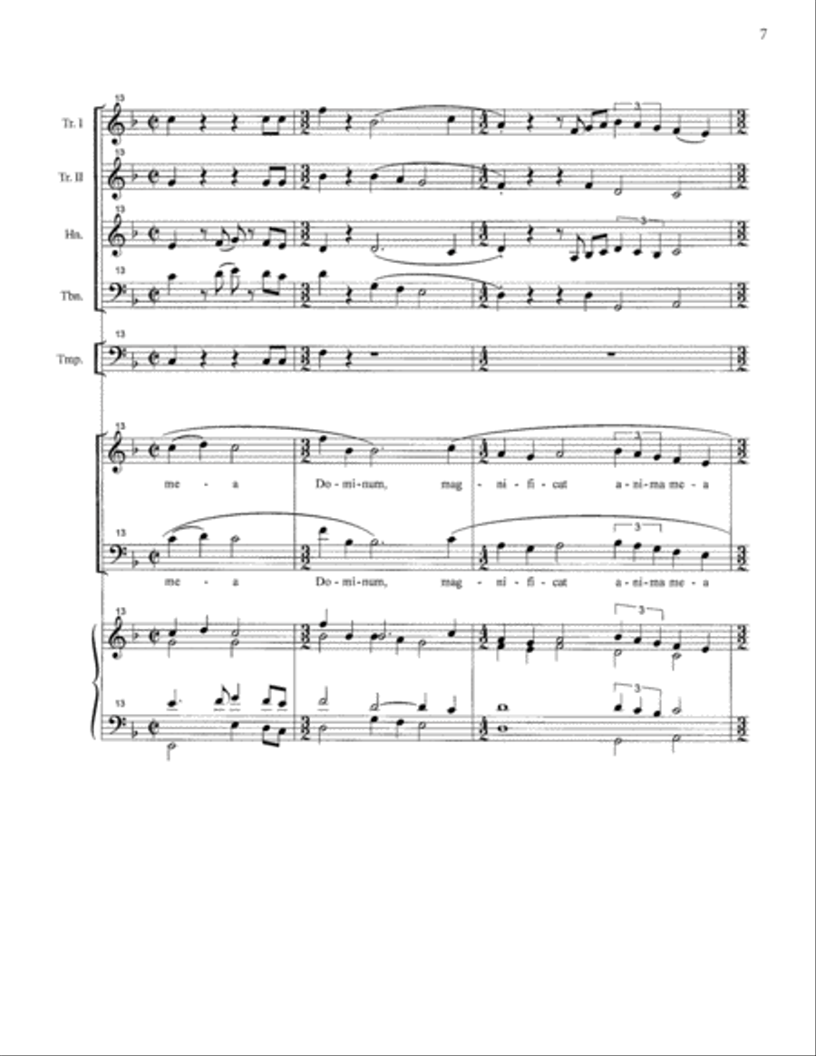 Magnificat on the Fifth Tone Choir scores gallery preview page 6