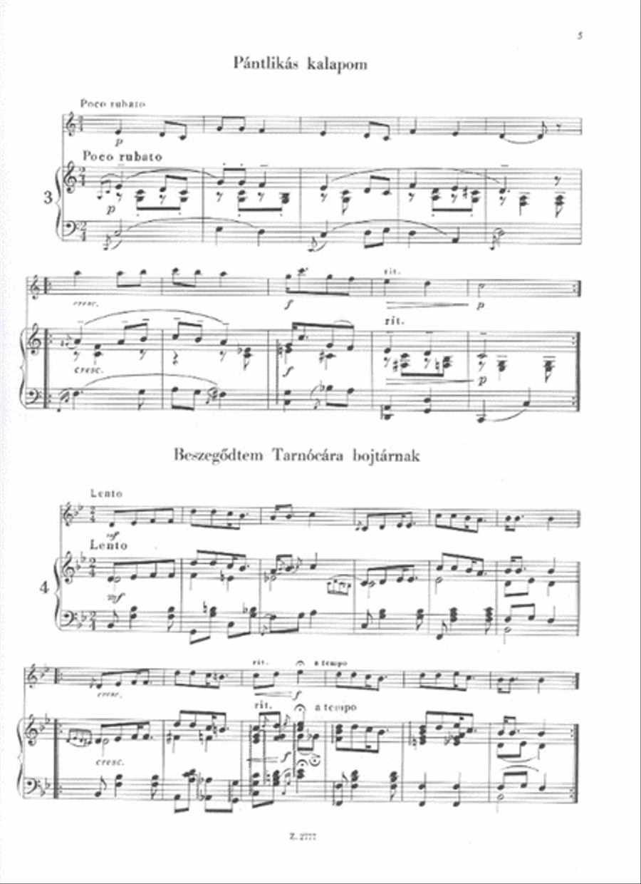 Spiel Auf, Zigeuner! 60 Ungarische Lieder Für Vi Violin Solo scores gallery preview page 3