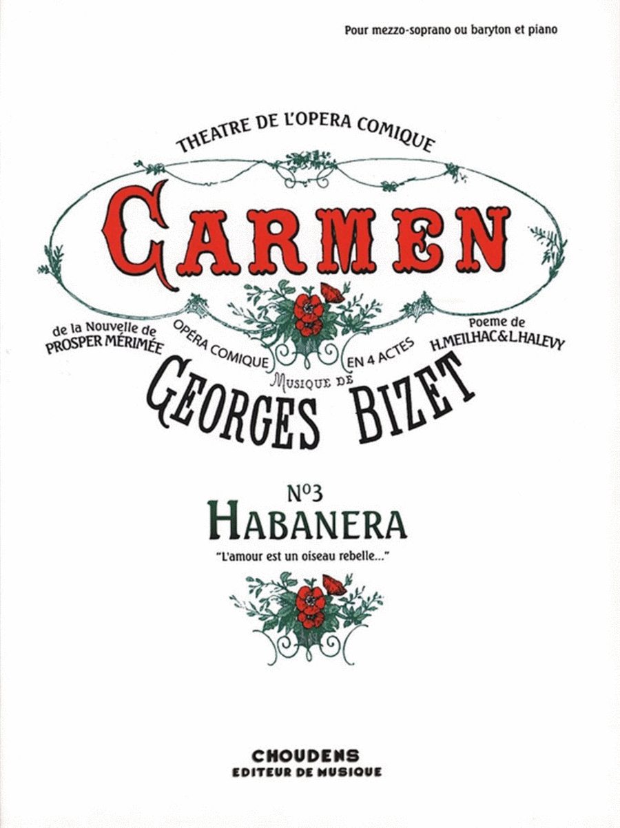 Carmen - No. 3 Habanera Baritone Horn scores gallery preview page 1
