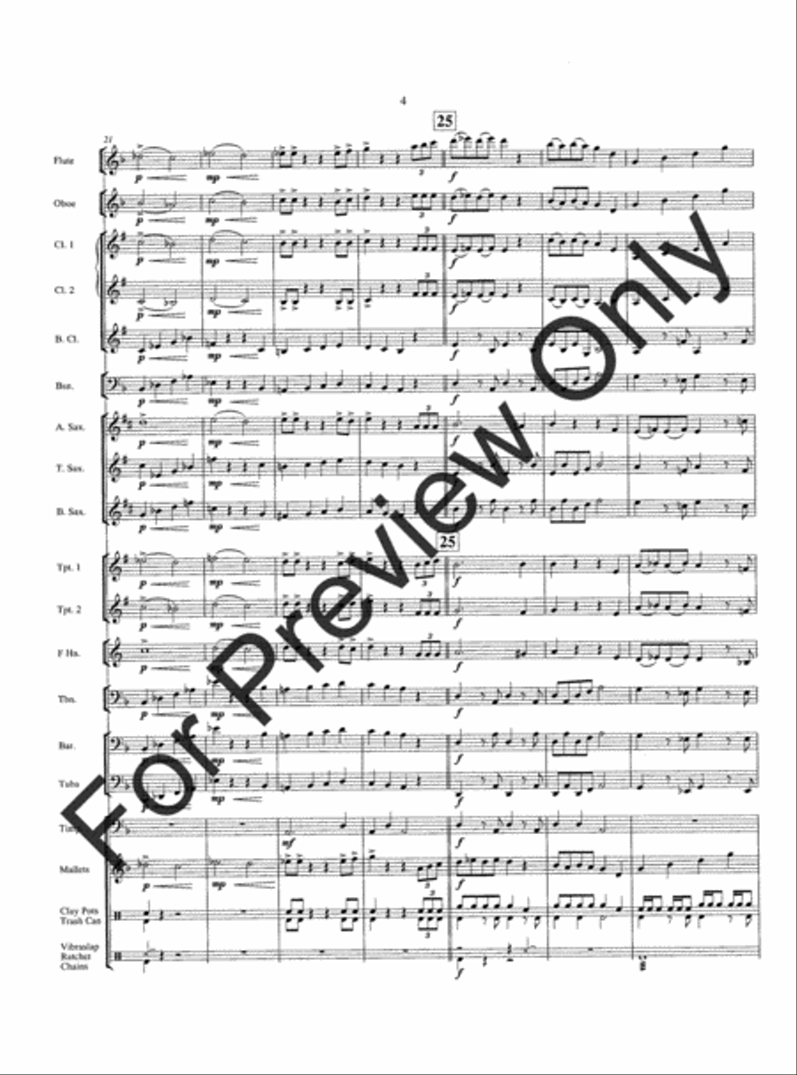 Abracadabra (Score) Concert Band scores gallery preview page 7