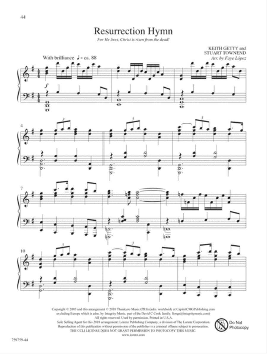 Behold the Lamb of God! Piano Solo scores gallery preview page 11