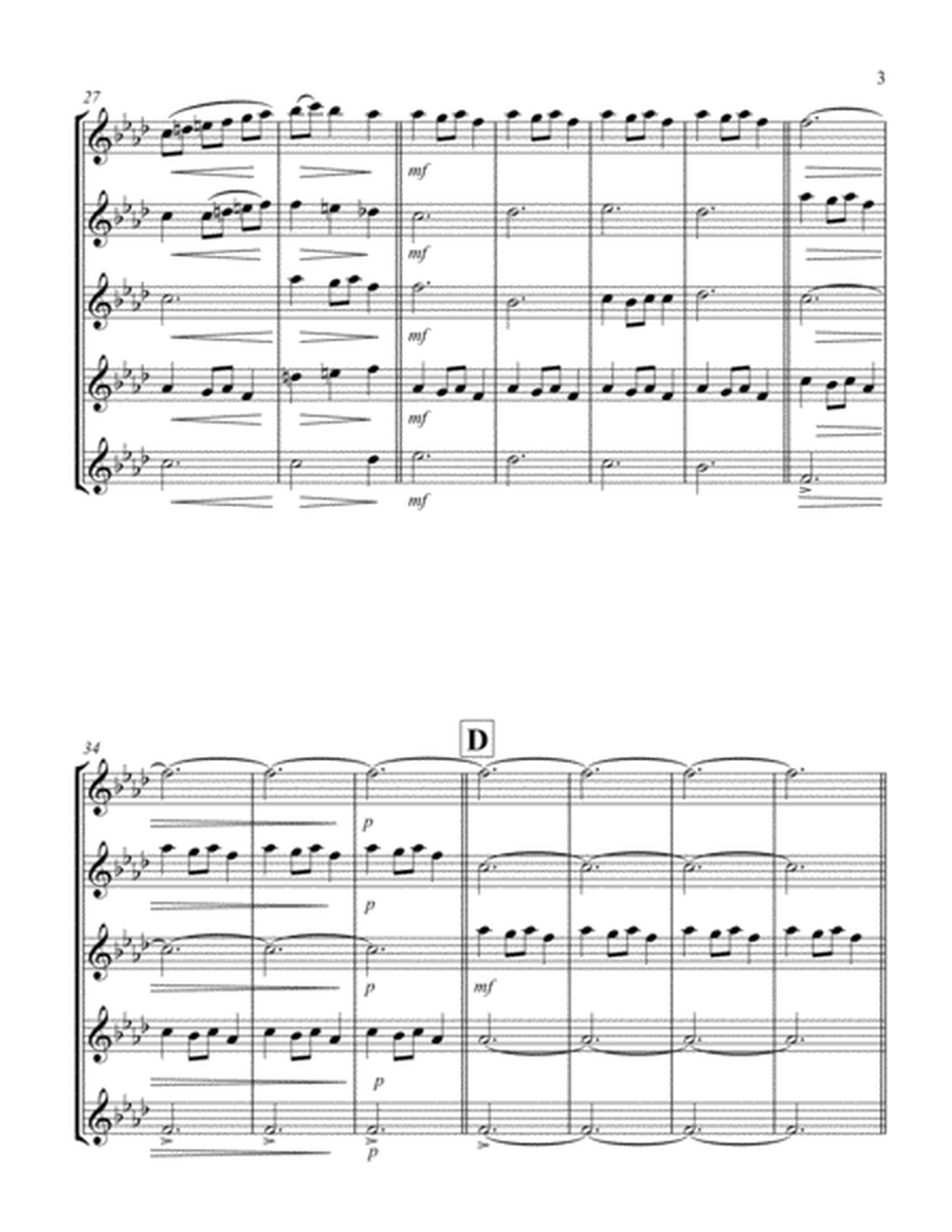 Carol of the Bells (F min) (Flute Quintet) image number null