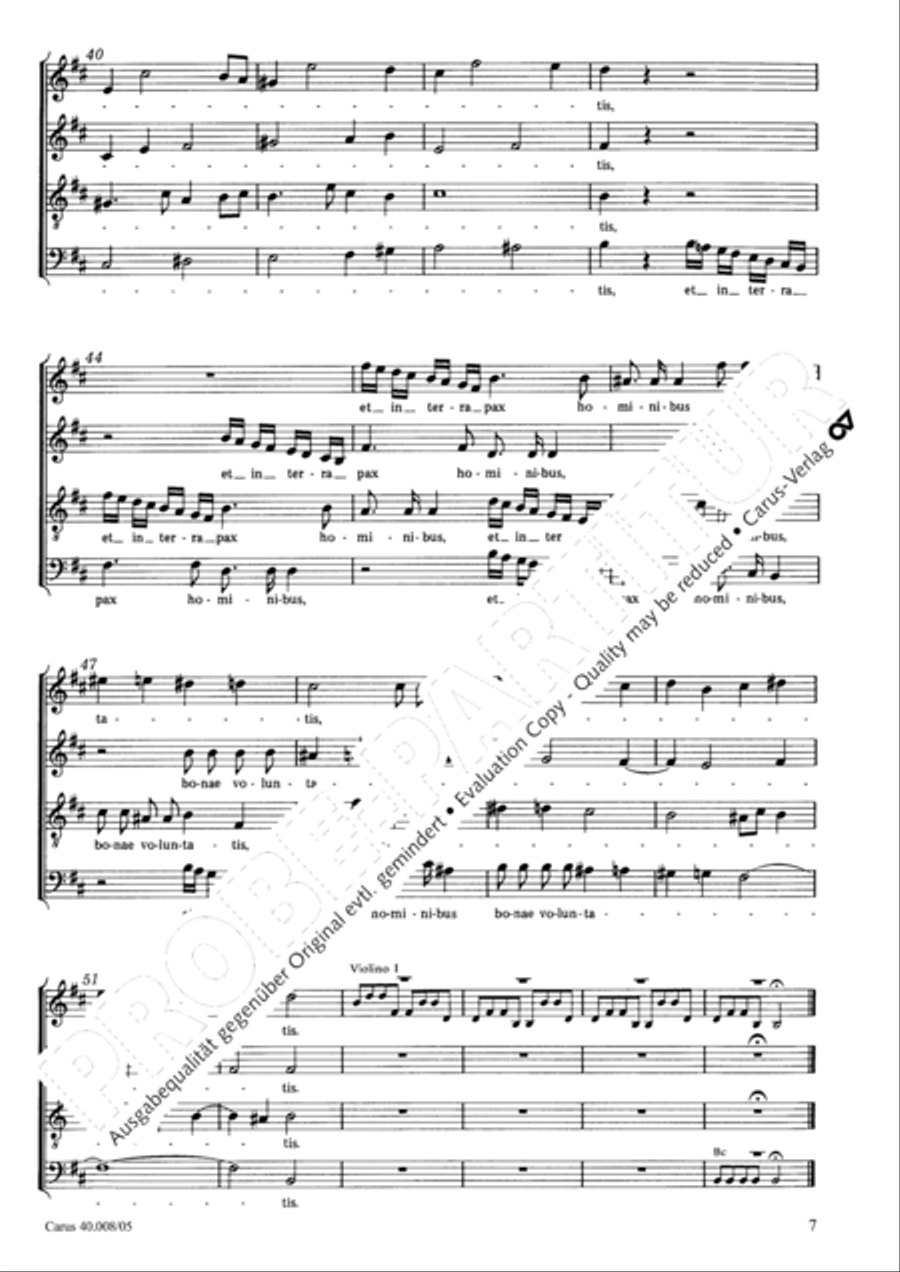 Introduzione e Gloria 4-Part scores gallery preview page 8