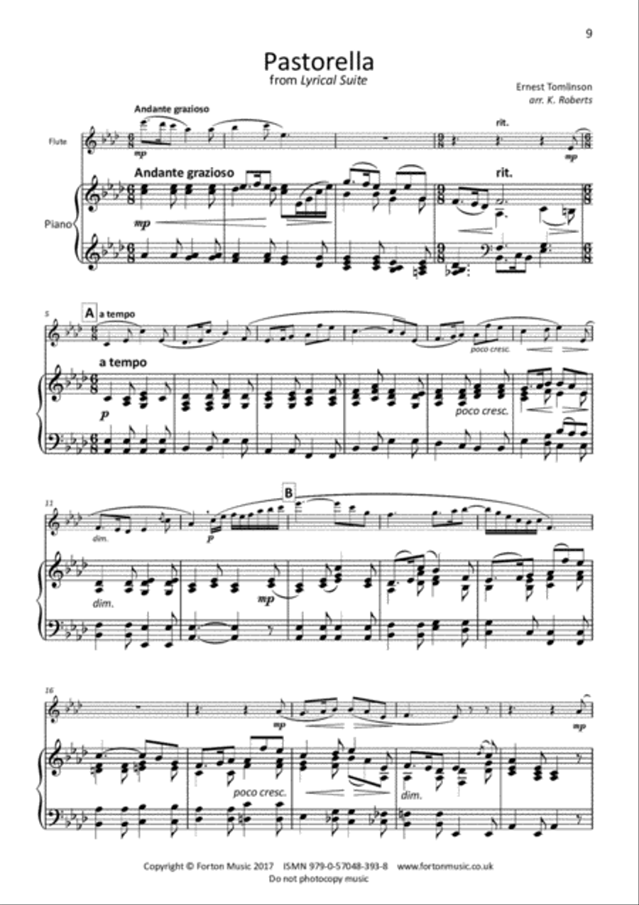 Selected Pieces Vol. 2 Flute Solo scores gallery preview page 3