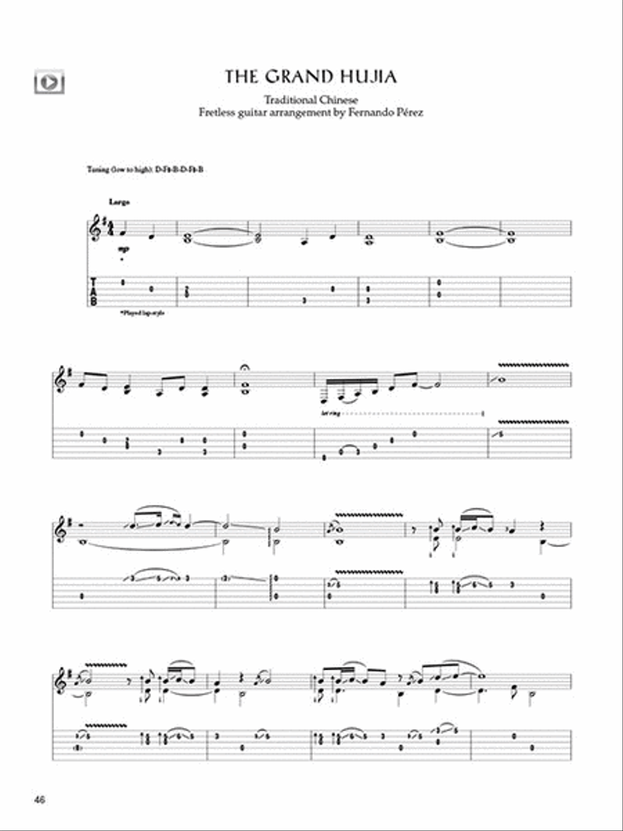 Chinese Music for Guitar Acoustic Guitar scores gallery preview page 5