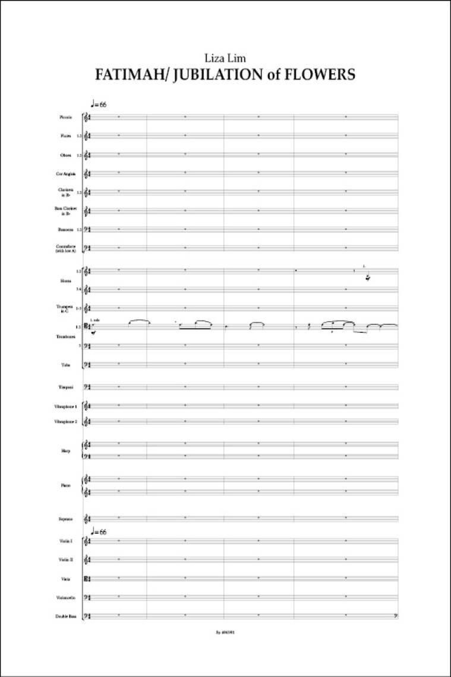 Fatimah/Jubilation of Flowers Score scores gallery preview page 2