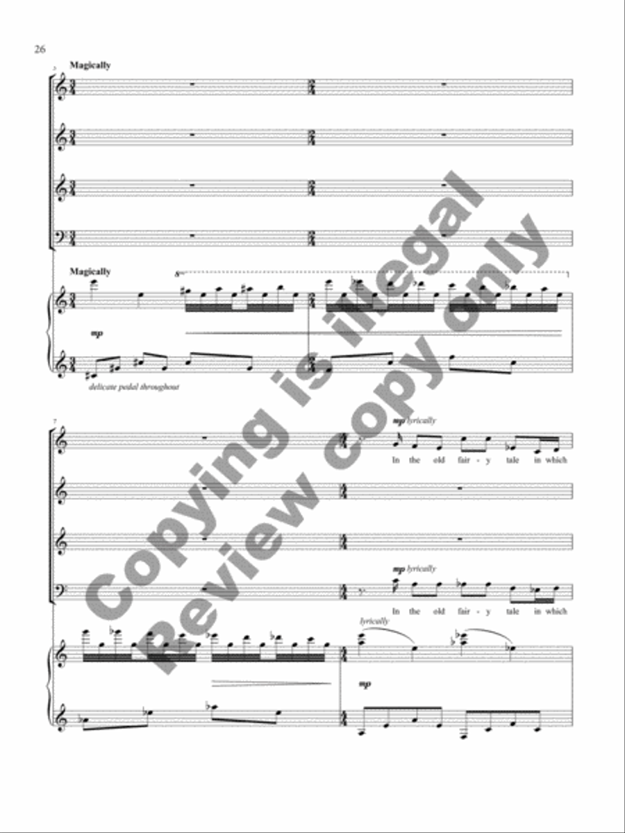 Fables for a Prince Tenor Voice scores gallery preview page 27