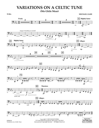 Variations on a Celtic Tune (Mo Ghile Mear) - Tuba