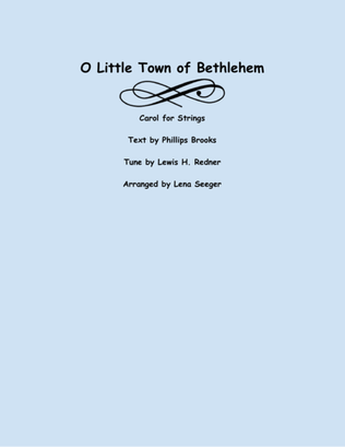 O Little Town of Bethlehem (two violins and cello)