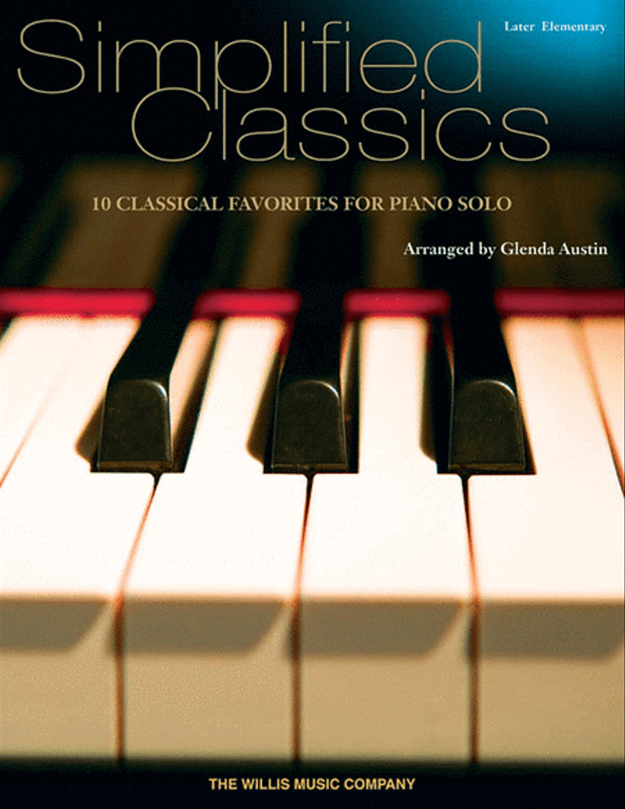 Simplified Classics Easy Piano scores gallery preview page 1