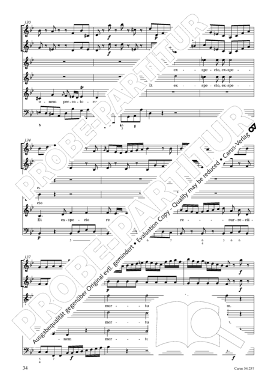 Missa Sancti Aloysii SSA scores gallery preview page 35