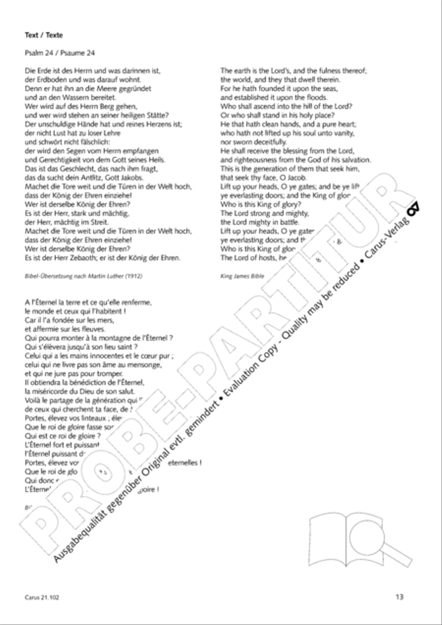 Psalm 24, LB 36 Psalm 24, LB 36 4-Part scores gallery preview page 18