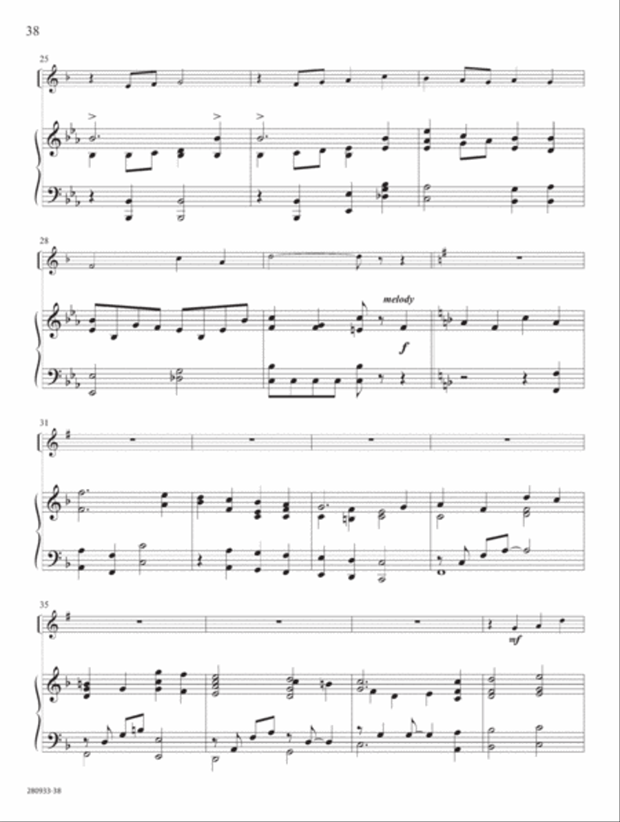 Rejoice Rejoice Trumpet Solo scores gallery preview page 22