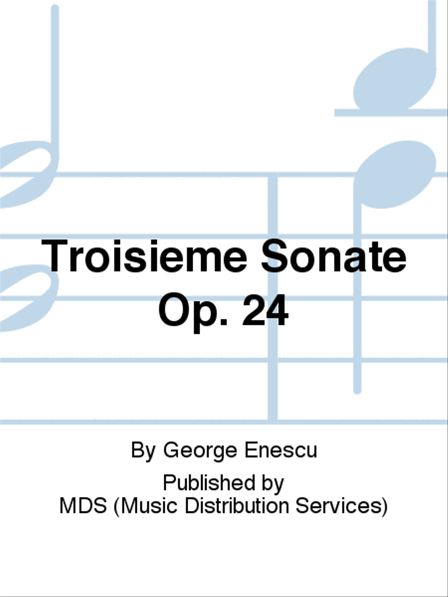 Troisieme Sonate op. 24 Troisieme Sonate op. 24 Piano Solo scores gallery preview page 1