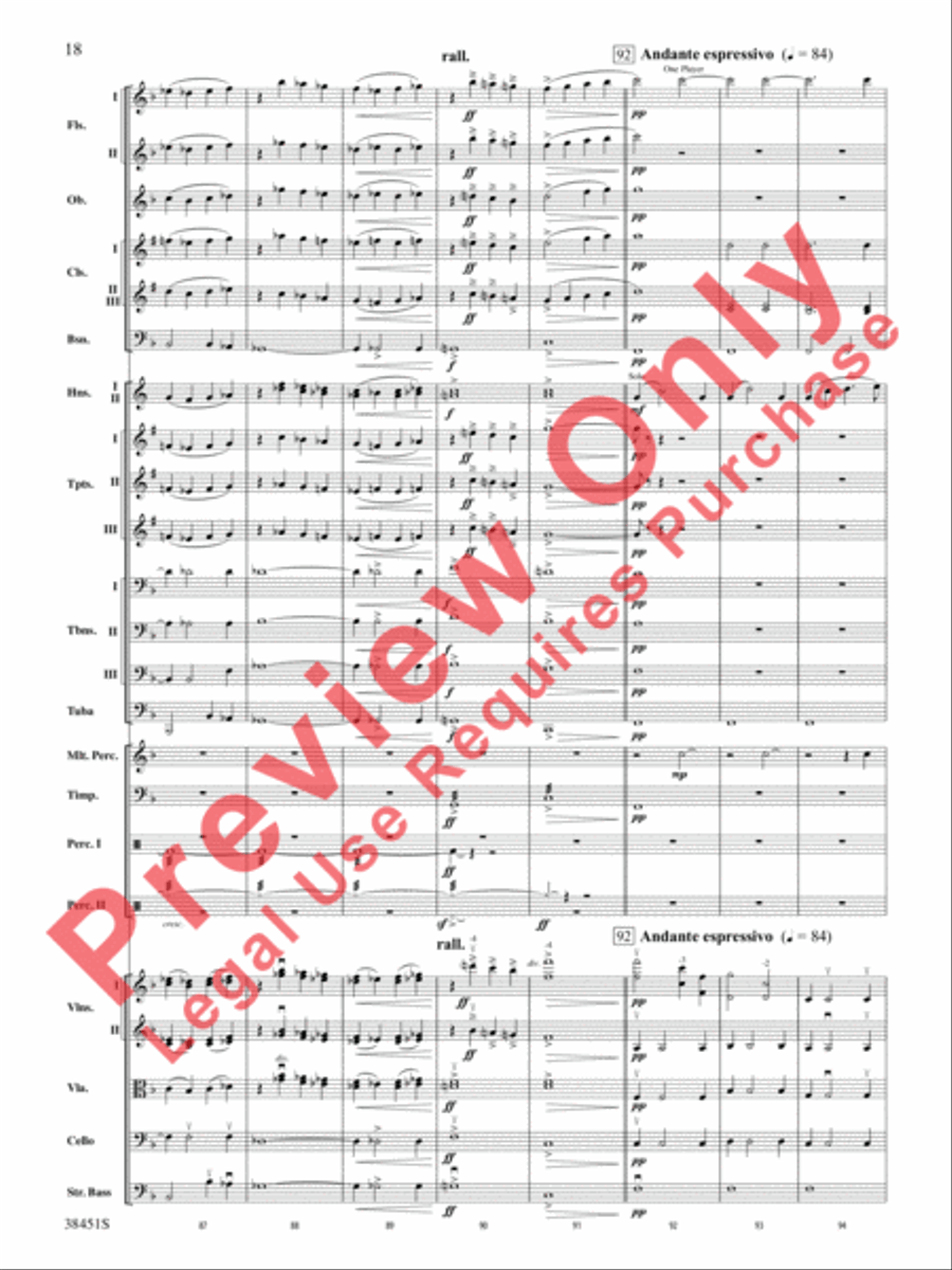 Resurgences Full Orchestra scores gallery preview page 19
