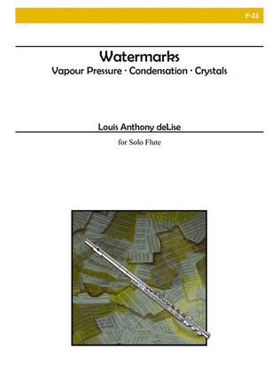 Book cover for Watermarks for Solo Flute