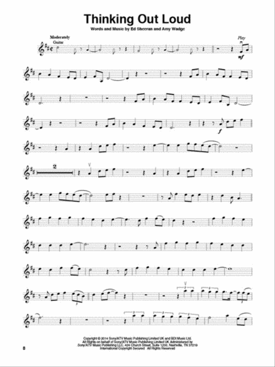 Pop Covers Violin scores gallery preview page 5