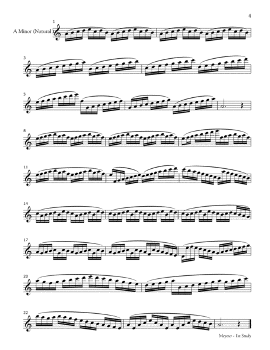 Meyeur 1st Study for Saxophone