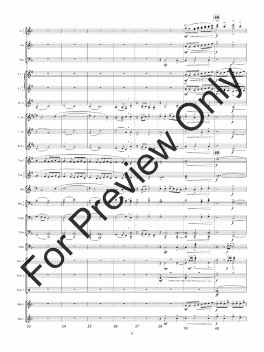 Christmas Bells Are Ringing Concert Band scores gallery preview page 8