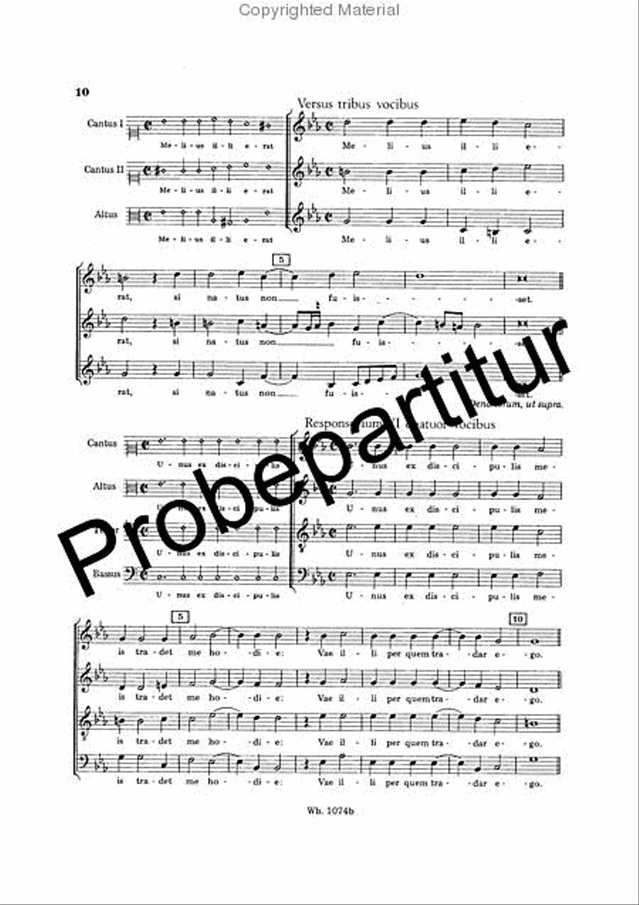 Responsories for Maundy Thursday A Cappella scores gallery preview page 5