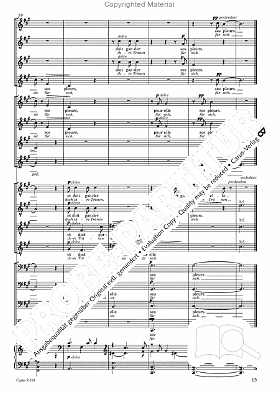 Trois Fragments de son Choir scores gallery preview page 16