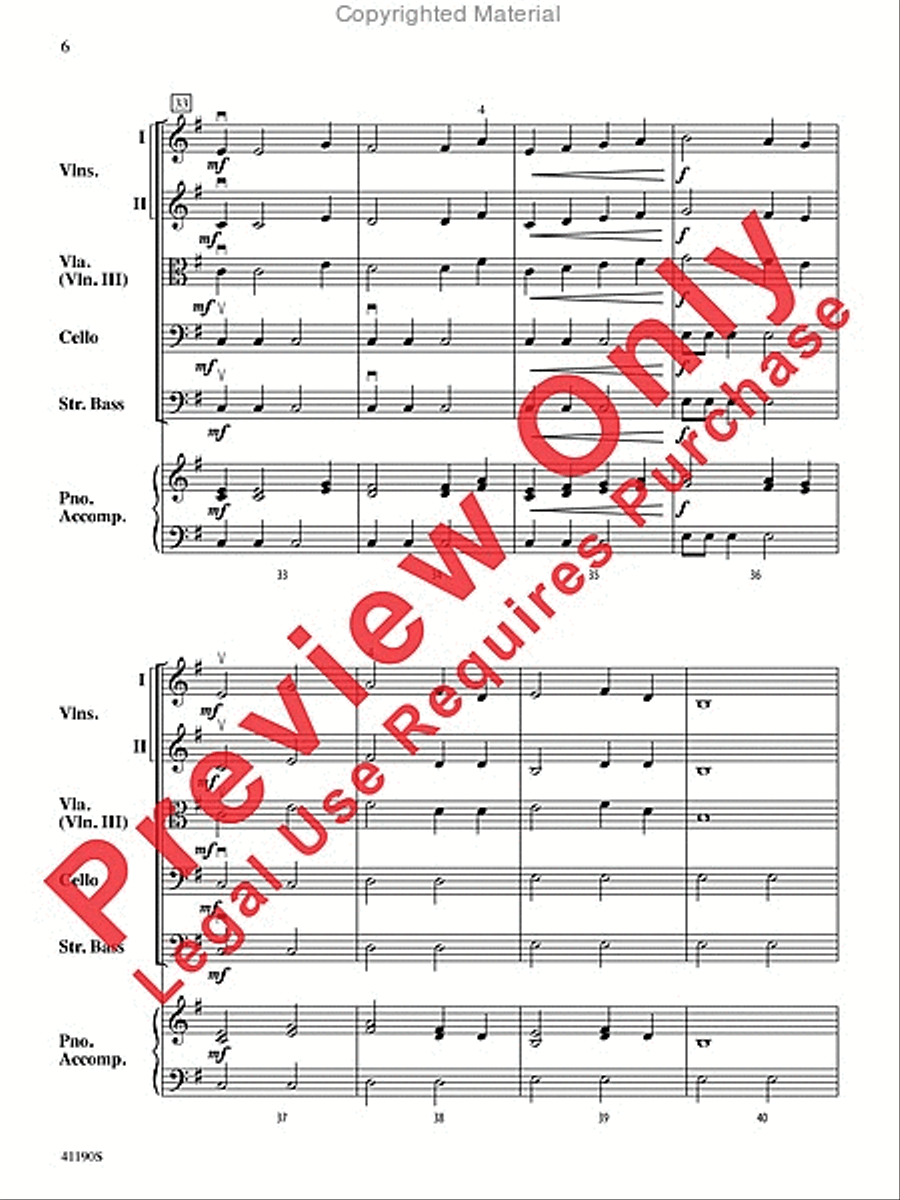 Fire Dragon Mountain Fire Dragon Mountain String Orchestra scores gallery preview page 6