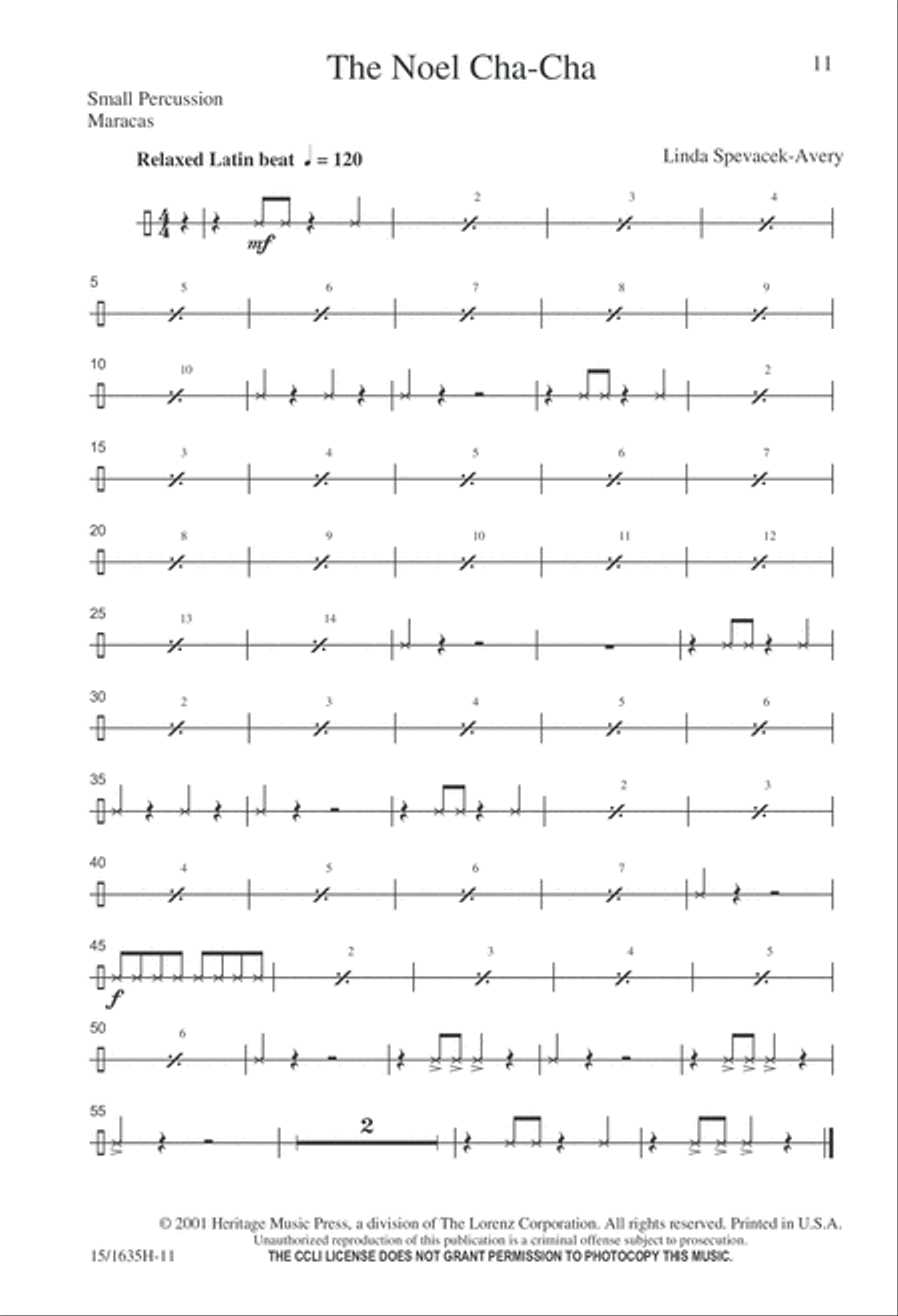 The Noel Cha-Cha 2-Part scores gallery preview page 11