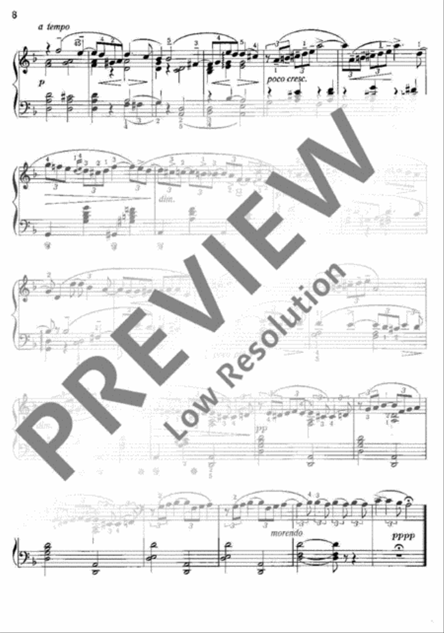 Selected Piano Works Piano Solo scores gallery preview page 9