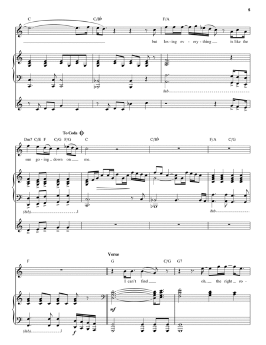 Don't Let The Sun Go Down On Me Guitar scores gallery preview page 5