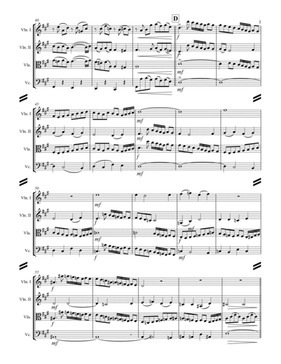 Faure - Pavane, Op. 50 (for String Quartet) image number null