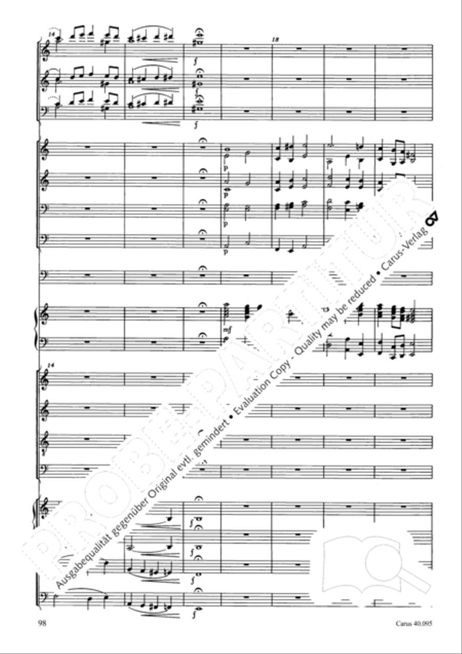 The Seven Words (Die Sieben Worte) 4-Part scores gallery preview page 113